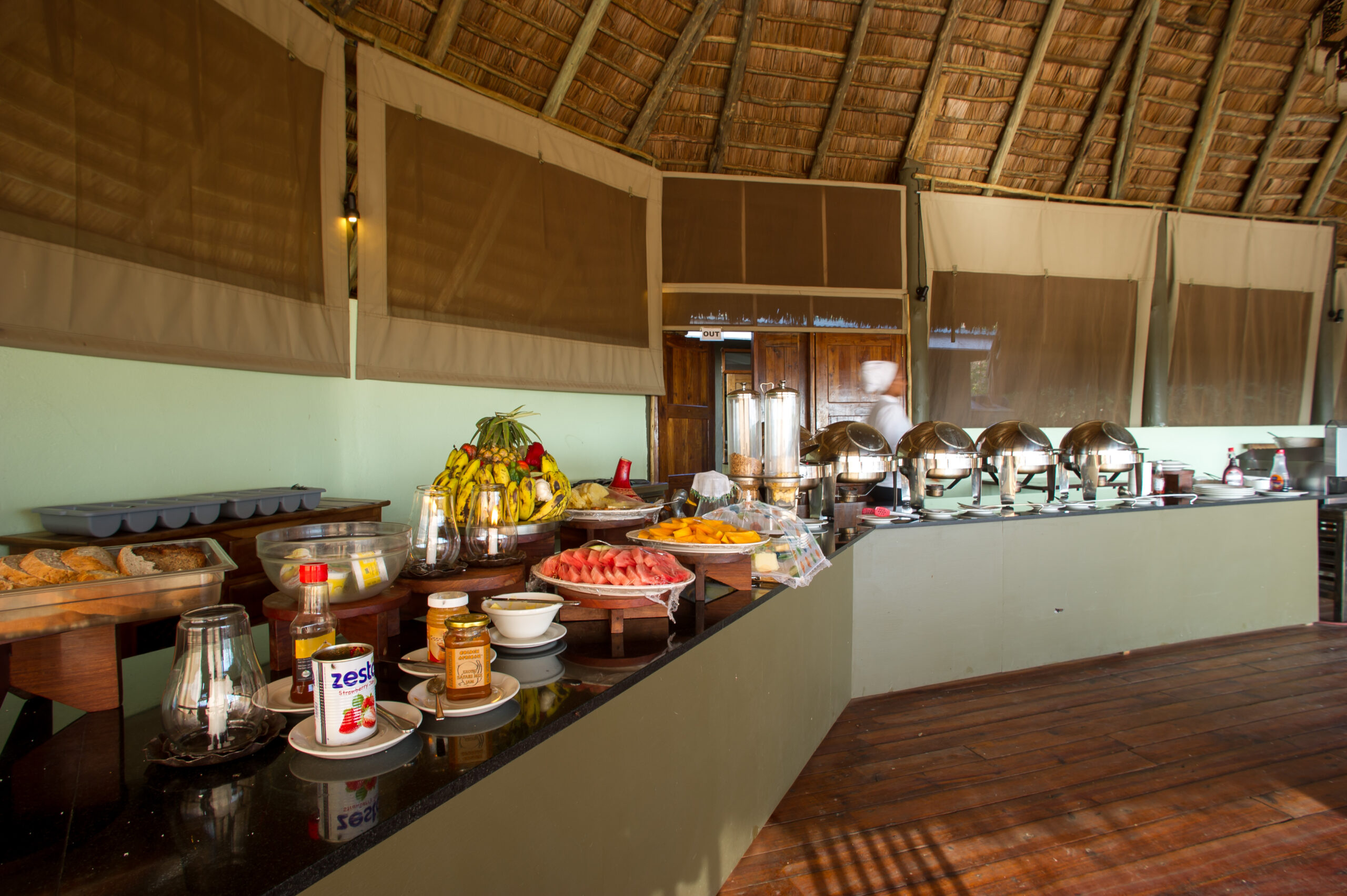 Burunge Tented Lodge buffet