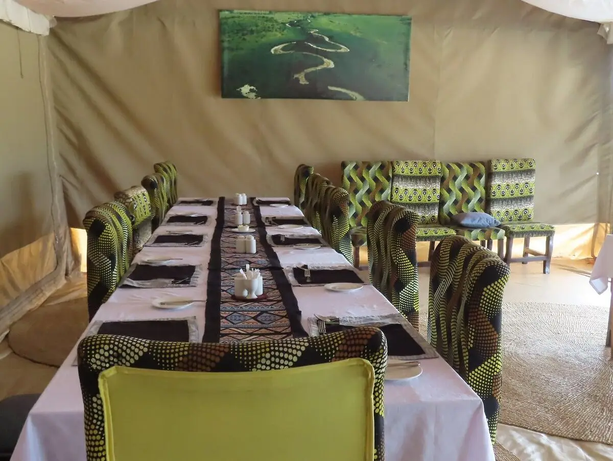 Pamoja migration camp restaurant