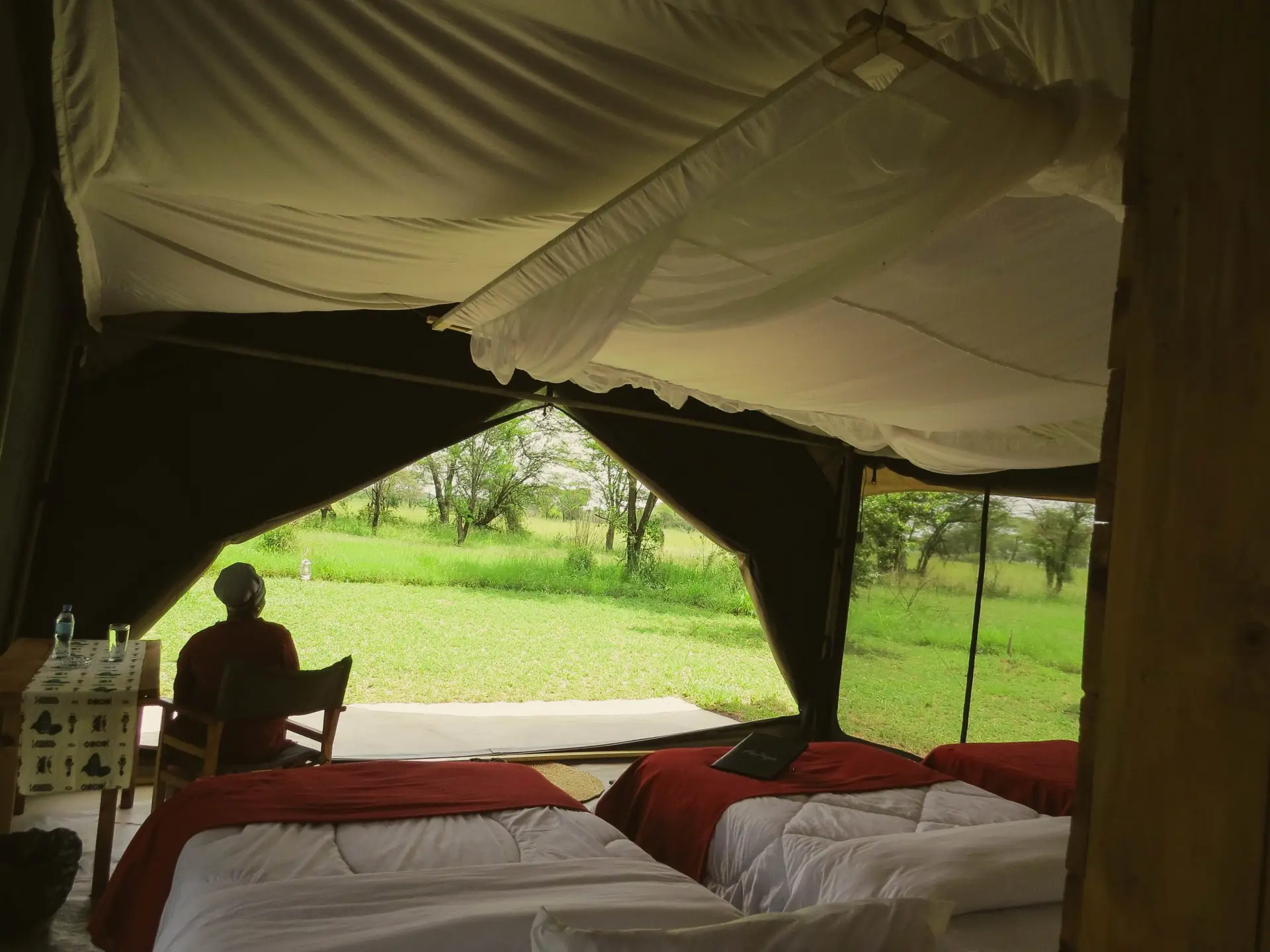 Pamoja migration camp room