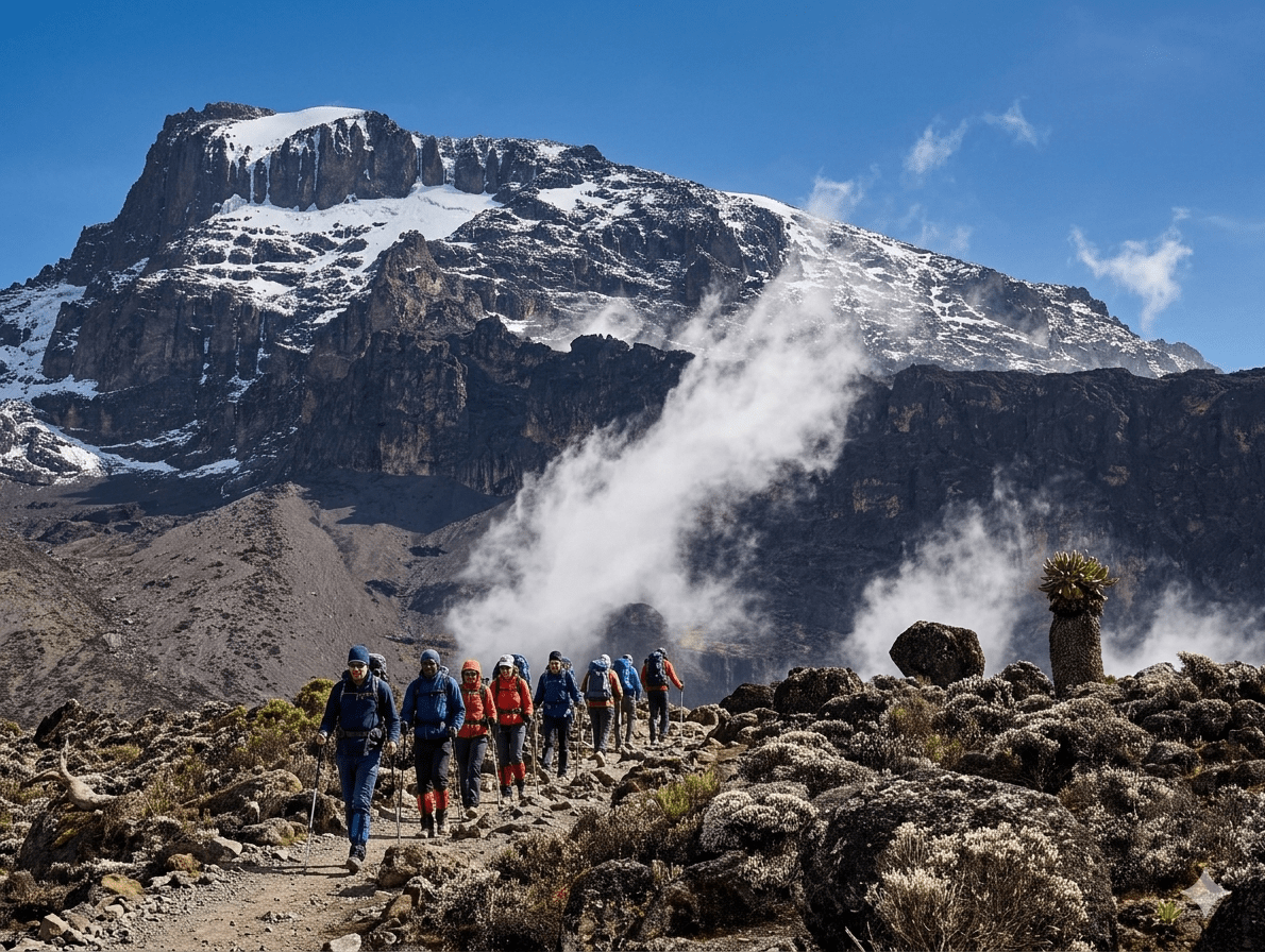 Ascension du Kilimandjaro